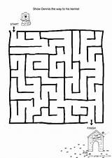 Maze Coloring4free sketch template