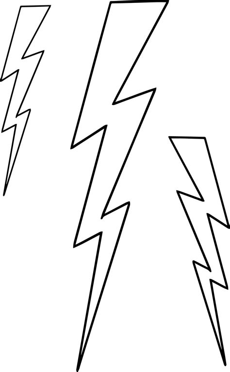 lightning coloring page coloring pages