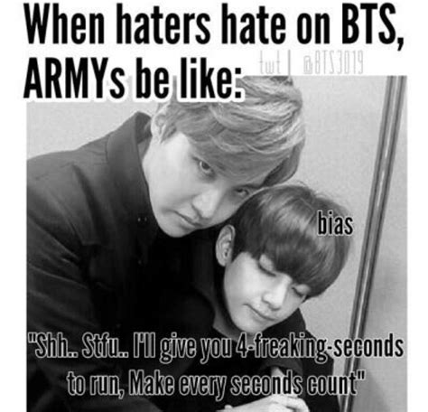 hot bts memes haters version army s amino