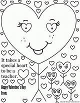 Coloring Teacher Valentines Teachers Churchhousecollection Val Druckbare Valentinstag Malvorlagen sketch template