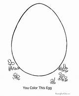 Easter Egg Coloring Pages Preschool Color Eggs Kids Printable Own Crafts Activities Colouring Toddlers Print Activity Toddler Template Children Decorate sketch template