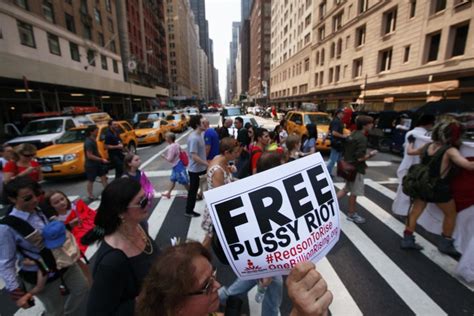 Pussy Riot Jail Term Sparks Outrage Across The World [photos]