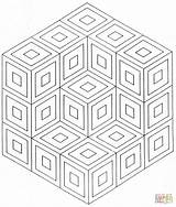 Mandala Geometrische sketch template