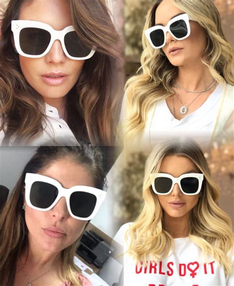 new fashion oversized square white frame sunglasses brand designer