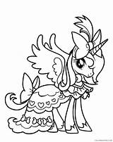Ponyville Coloring4free Printable sketch template