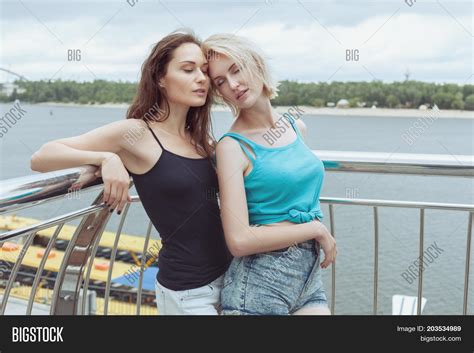 Woman Touched Woman Image And Photo Free Trial Bigstock