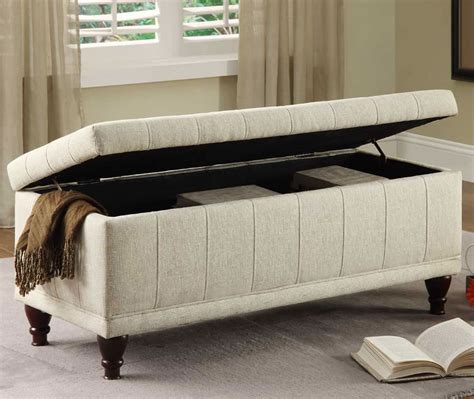ottoman  storage ideas   living room housely