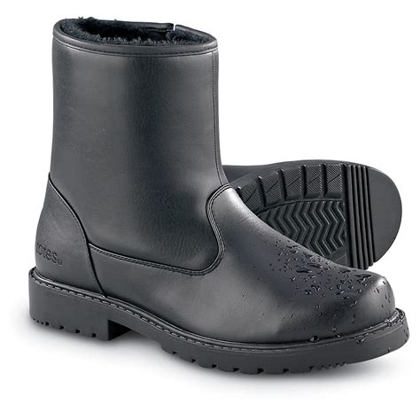 mens totes commuter waterproof thermolite insulated boots black