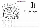 Igloo Letter Print Coloring Colour Alphabet Preschool Off Letters Phonics Jolly Choose Board sketch template