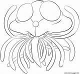Tentacruel Pokemon Coloring Pages Printable Print Color Drawing Lilly Categories Info sketch template