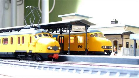 ns modelspoor treinen door hollandsdrecht youtube