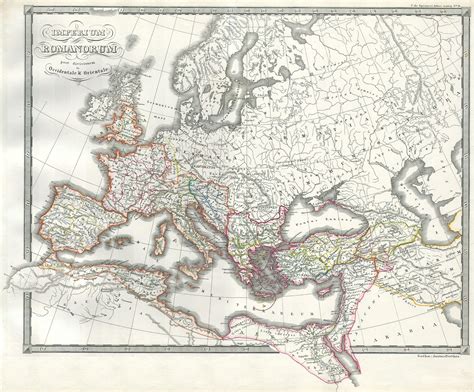 File 1850 Map Of The Roman Empire As Divided Into East And
