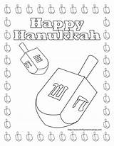 Coloring Hanukkah Dreidel Pages Printable Happy Print Color Getcolorings Behance Thriftymommastips sketch template