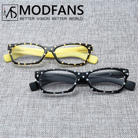 women fashion reading glasses dot design high quanlity resin eyewear