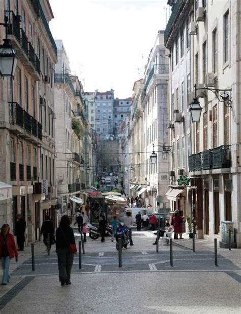 baixa street lisbon portugal travel guide