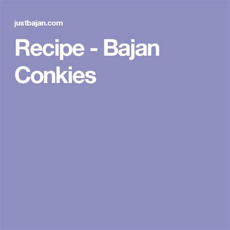 Recipe Bajan Conkies Recipes International Recipes Food