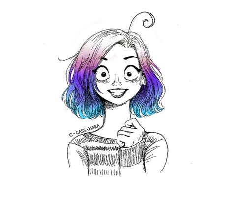 short hair girl drawing  getdrawingscom   personal