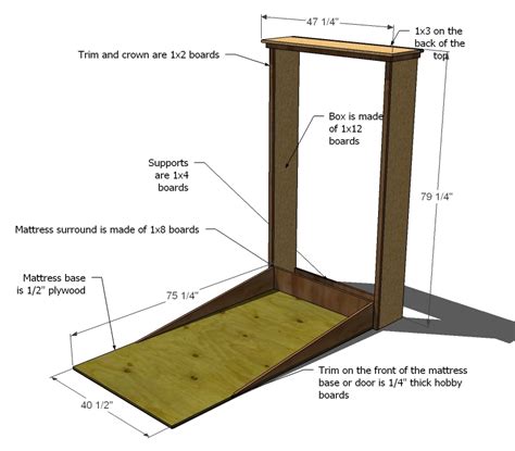 diy wood design platform bed woodworking plans  kreg jig