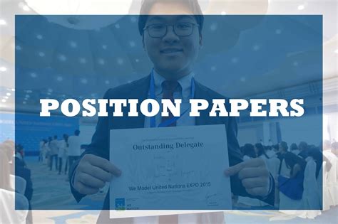 position paper    american model united nations