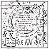 Coloring Wisdom Bible Sheets Verse Pages Treasure Colouring Fear Proverbs Lord Childrens Activity Children Gems Box Christian Scripture Azcoloring Popular sketch template