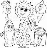 Summer Coloring Pages Kids Colouring Season Drawing Fun Color Winter Clipart Preschool Summertime Printable Clothes Realistic People Sheets Ziggurat Clip sketch template