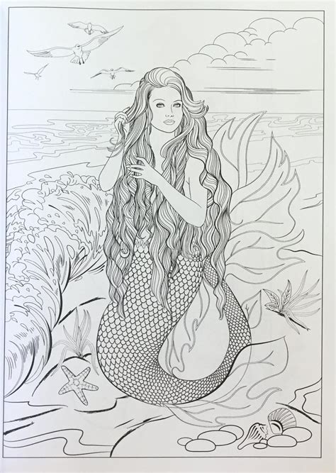 pin  lisa   colouring pages mermaid coloring pages steampunk