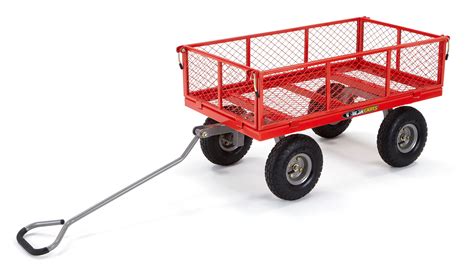 amazoncom gorilla carts gor  steel utility cart  removable
