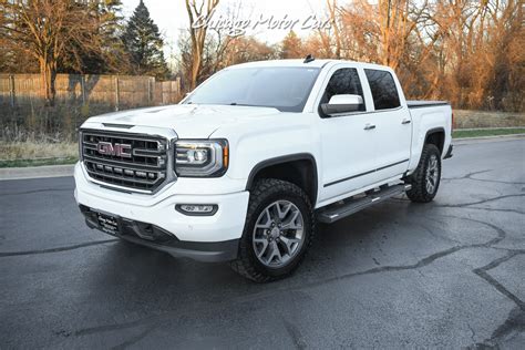 gmc sierra  slt wd crew cab pick  serviced