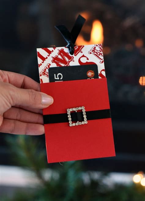 diy christmas gift card holder fun squared