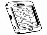 Phone Coloring Pages Mobile Sheet Cell Phones Getdrawings Color Getcolorings sketch template