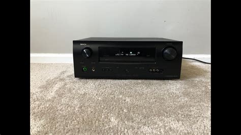 factory reset denon avr   hdmi home theater surround receiver youtube