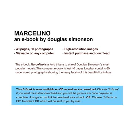 E Book Marcelino The Art Of Douglas Simonson