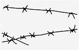 Barbed Barbwire sketch template