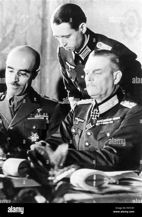 Wilhelm Keitel Unterzeichnet Eine Zusatzvereinbarung Zum Dreimächtepakt