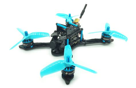 hglrc xjb    fpv racing drone blue blau drohne gopro