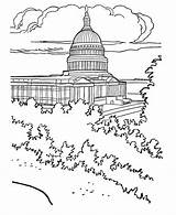 Coloring Pages Capitol Building Washington Dc Drawing State Color Buildings Printable Kids Empire Usa Printables Government Sheet Book Cities Colouring sketch template