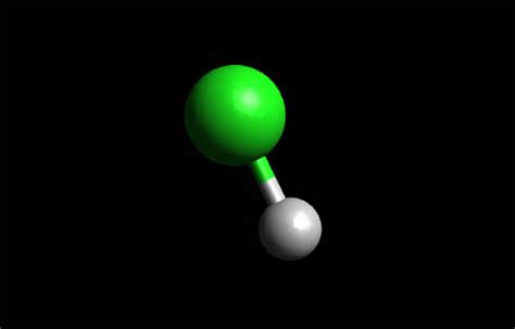 hcl hydrochloric acid molecule