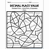 Value Decimal Expanded Rebecca sketch template