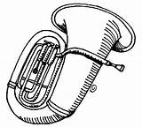 Tuba Instrumentos Musicais Sopro Musique Instrumento Kleurplaten Muziek Música Clipartbest Cliparts Coloriages sketch template