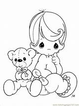 Coloring Precious Moments Pages Printable Popular sketch template