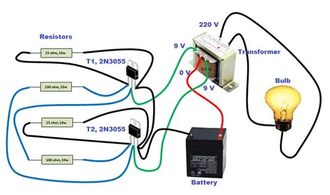 simple inverter  home circuit step  step method