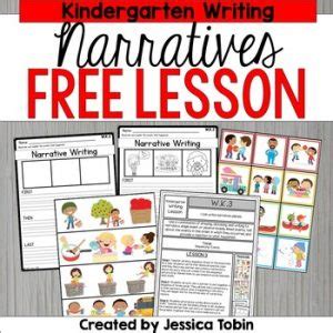 kindergarten narrative writing lesson elementary nest