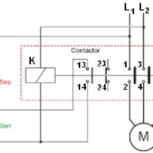contactor wiring diagram squabb