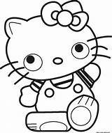 Coloring Pages Kitty Hello Library Route Clipart Cartoon Line Clipartmag Popular sketch template