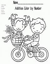 Addition Coloring Pages Subtraction Color Popular sketch template