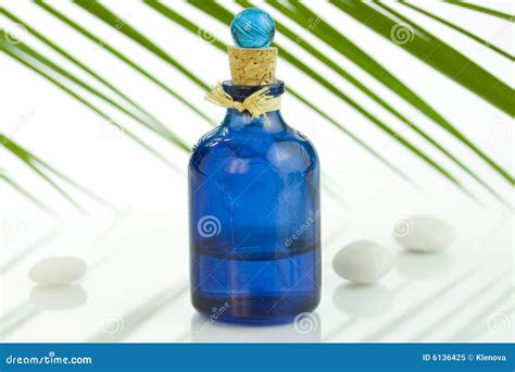 spa feeling stock image image  blue essential water