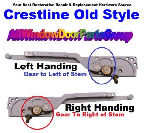 crestline casement window operator covers  handles  window door parts group