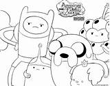 Adventure Time Coloring Pages Printable Finn Jake Characters Cartoon Network Color Print Colouring Para Marceline Clipart Colorear Book Dibujos Getcolorings sketch template