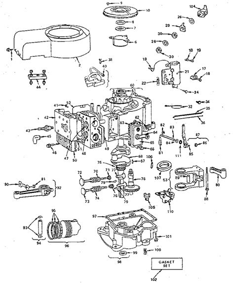 briggs  stratton cc engine diagram