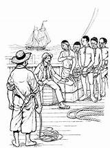 Slavery Amistad Revolt Kids Coloring Pages Fun sketch template